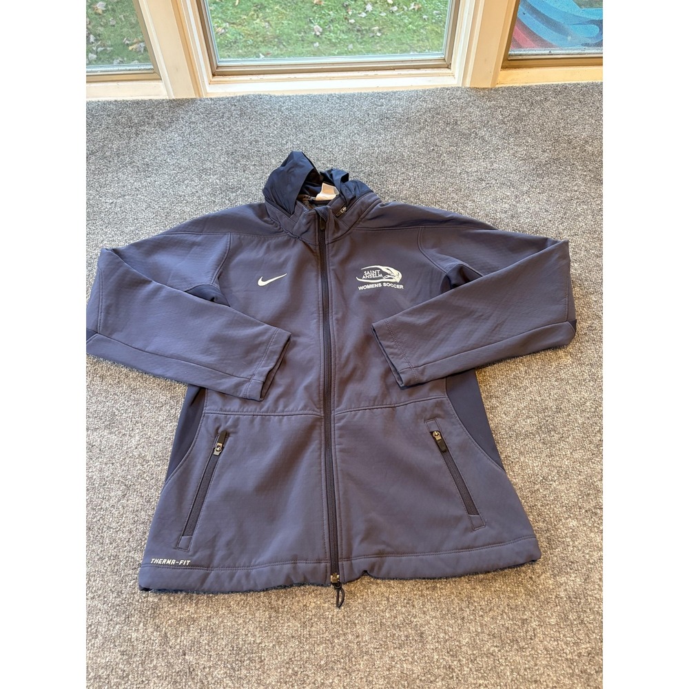Saint Anselm Hawks Jacket Womens Medium NCAA Soccer Nike Therma-Fit Hooded